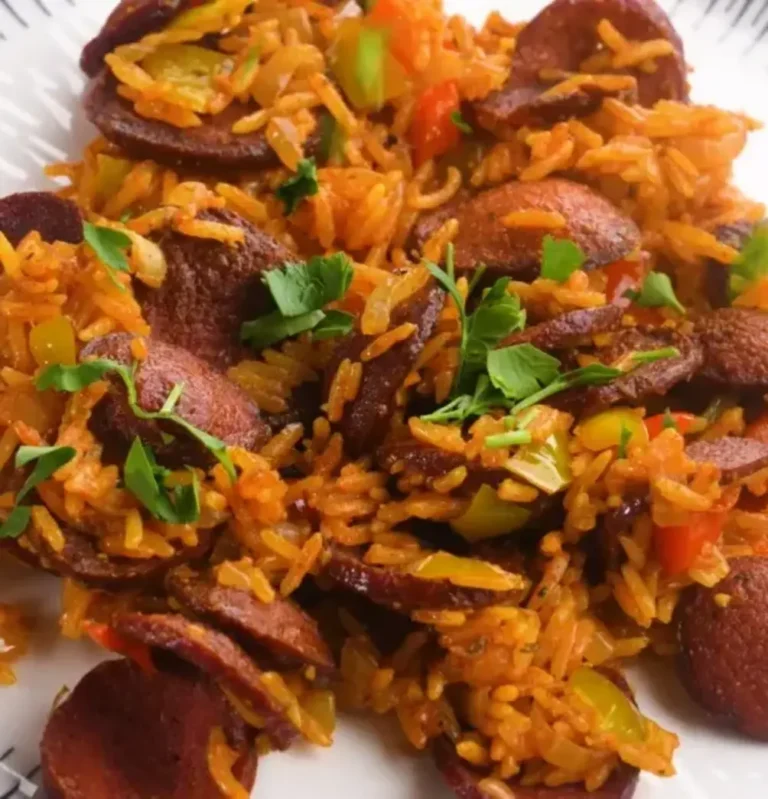 Cajun Sausage and Rice Skillet (One-Pan Dinner in 30 minutes!)