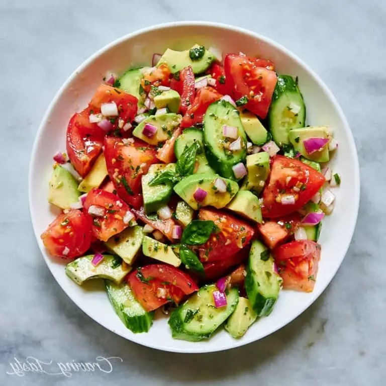 Avocado, Tomato & Cucumber Salad