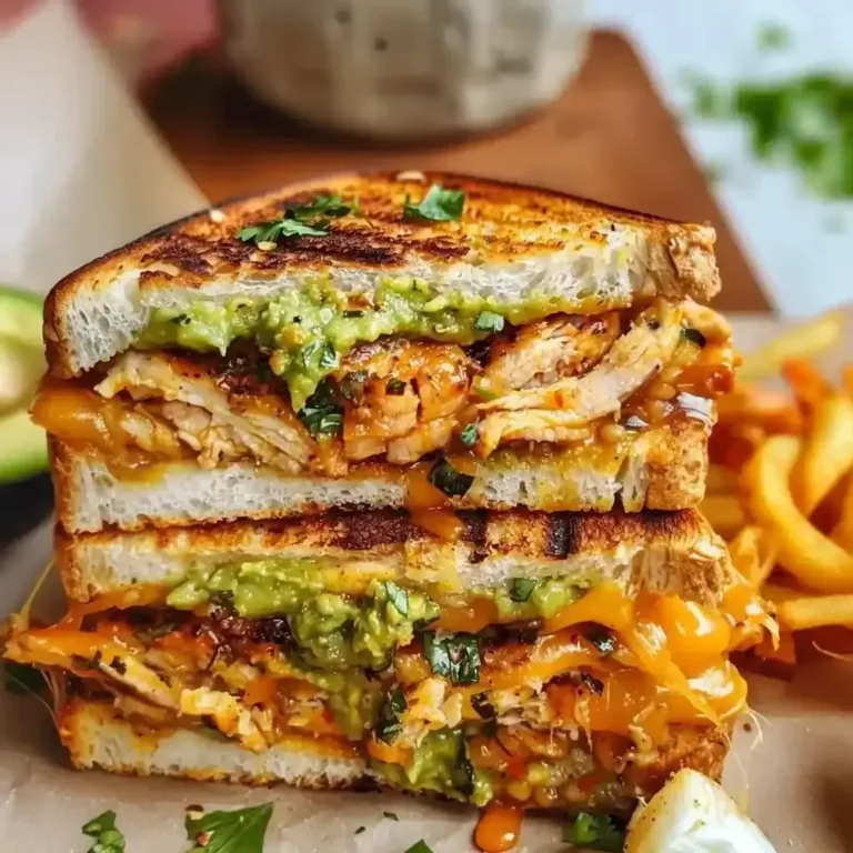 Chicken Avocado Melt Sandwich