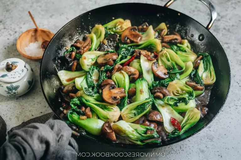 Bok Choy and Mushroom Stir Fry