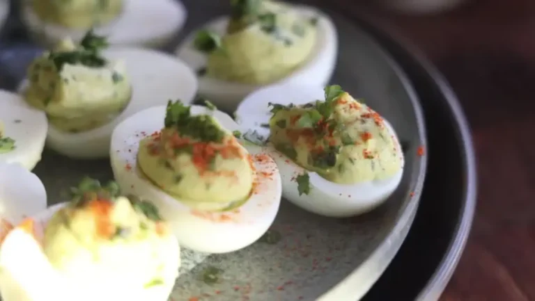 Avocado Deviled Eggs