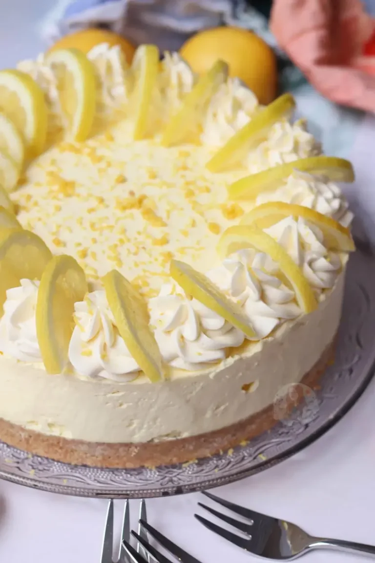 No-Bake Lemon Cheesecake!