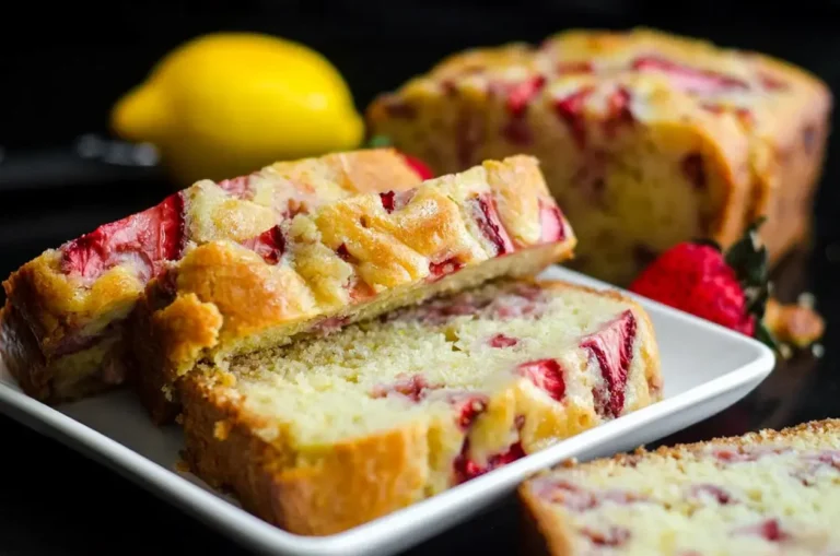 Strawberry Lemonade Quick Bread