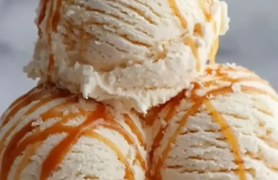 Salted caramel ice cream